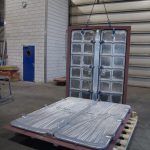 Centraal gesloten dubbele deur