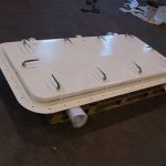 Kneveldeuren met 10 knevel voor pompkamer