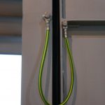 Centraal gesloten dubbele rvs deur - aarde