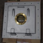 Knevel luik - RVS inspectie luik met raam