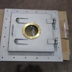 Knevel luik - RVS inspectie luik met raam