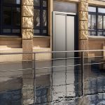 Elektrische schuifdeuren - gesloten