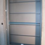 Enkele schuifdeur - dicht - binnenzijde